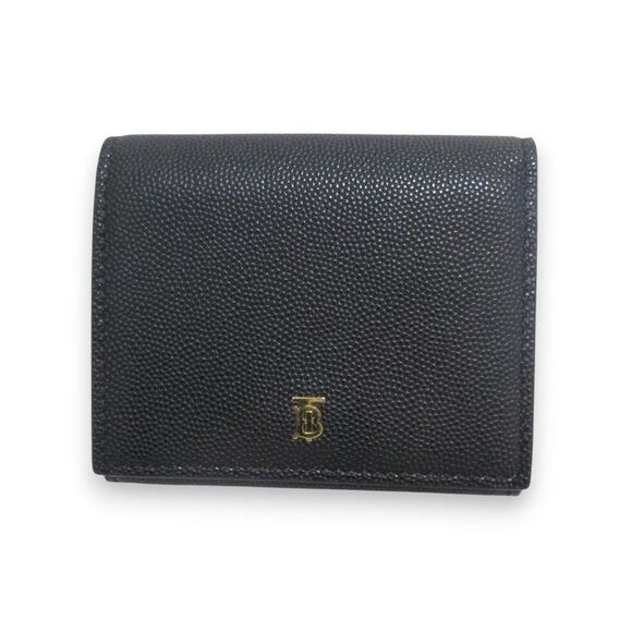 Burberry Thomas Burberry TB Logo Leather Wallet - Picture 1 of 10